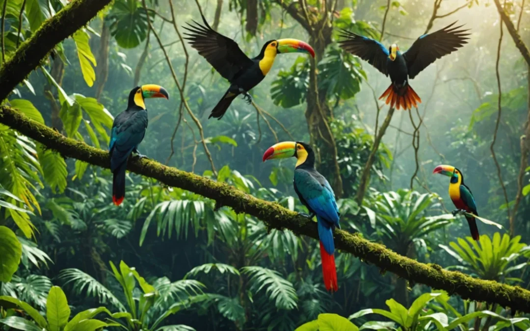 Les paradis cachés pour observer les oiseaux tropicaux en voyage